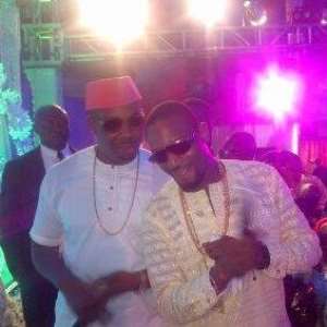 Dbanj & Don Jazzy perform together at Dotun & Taiwos wedding