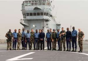 FRENCH NAVY SHIP  LHD TONNERRE  VISITS GHANA January 5 to January 8, 2015