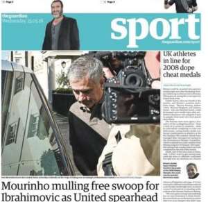 Today's newspaper gossip: Barca, Man City battling for John Stones; Mourinho mulling Ibrahimovic swoop