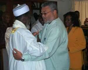 Chief Imam and Jerry Rawlings
