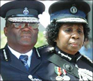 Paul Tawiah Quaye and Mrs Robertson The Acting Inspector General of Police, Mrs. Elizabeth Mills-Robertson