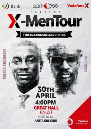 Vodafone X partners Kofi Amoabeng and Sarkodie on X-Men Tour