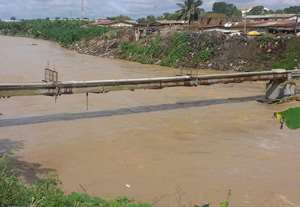 The Susan River at Kaase which was dredged by the KMA recently