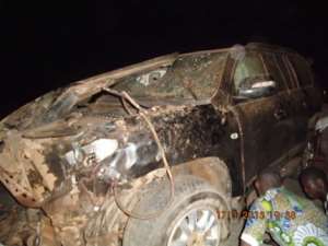 Dr. Bawumia's Mangled Car