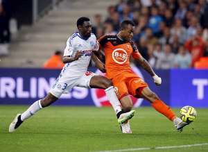 Ghana and Lorient attacker Jordan Ayew