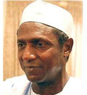 President Yar' Adua on a recent visit to Ghana.