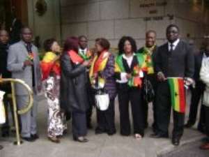 President addresses Ghanaians in Washington DC