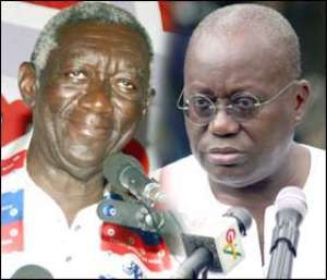 Former President Kufuor and Nana Akufo-Addo, the 2008 NPP presidential candidate.