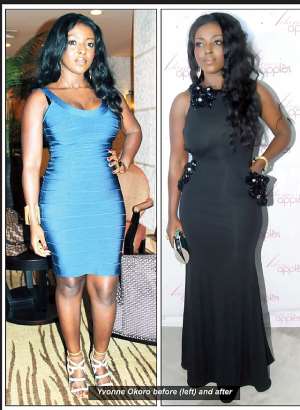 Yvonne Okoro before and now