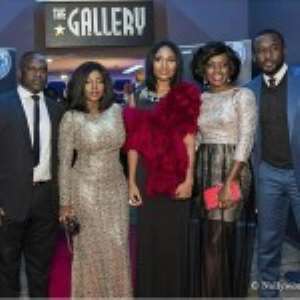 Yvonne Okoro and others at UK premiere