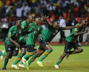 Zambia players