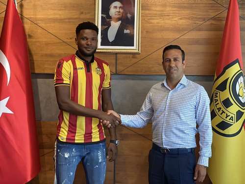 Photos Turkish Side Yeni Malatyaspor Announce Signing Of Ghana S Benjamin Tetteh
