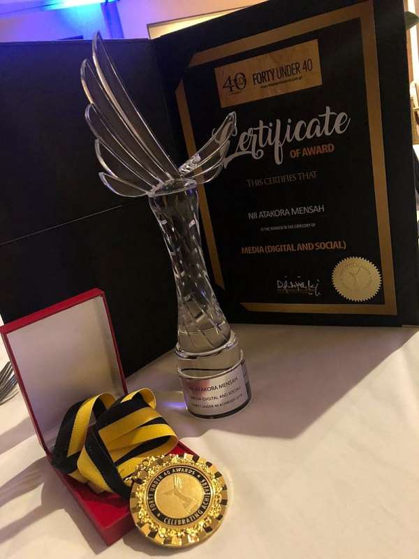 Nii Atakora Mensah of MiPROMO wins Media, Social and Digital category at “40 under 40” Awards