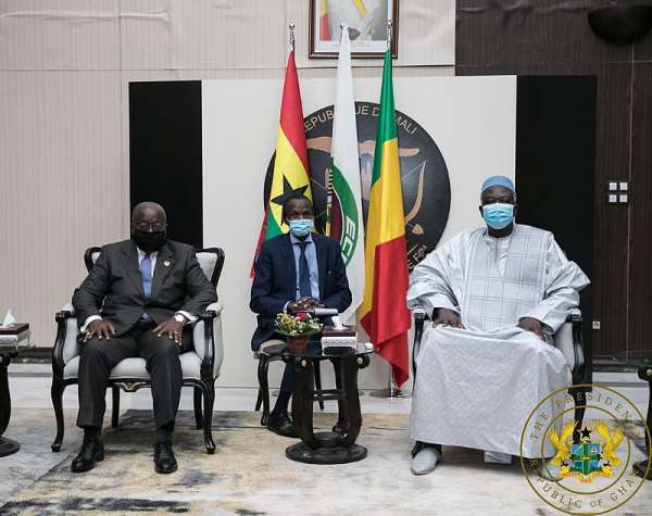 Mali’s Interim President Thanks Akufo-Addo