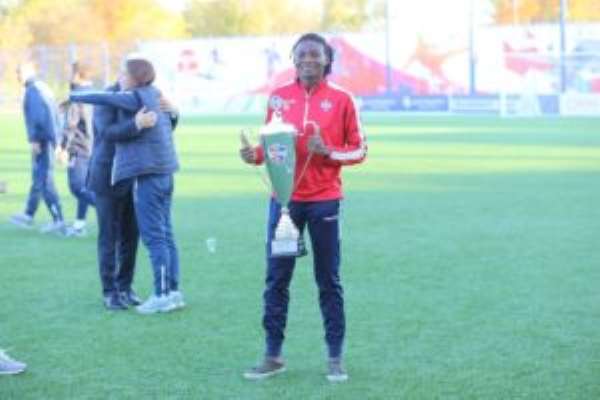 Black Queens defender Faustina Ampah wins league title with Belarusian side FC Minsk