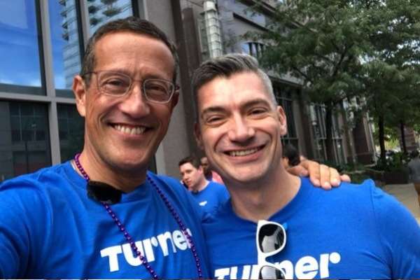 Richard Quest and partner