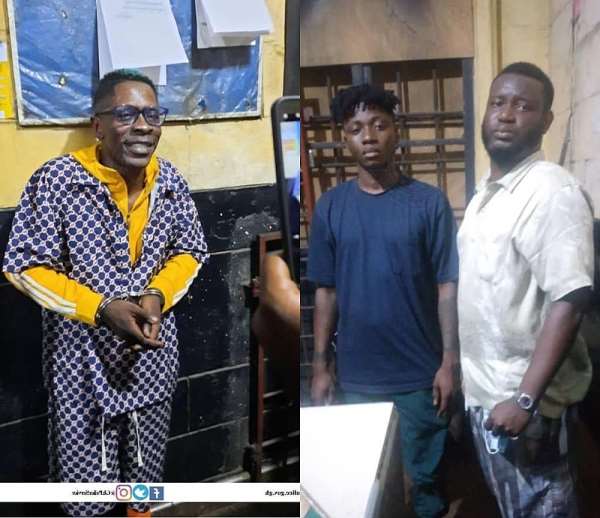Police smoke out Shatta Wale, handcuff him for faking gun attack