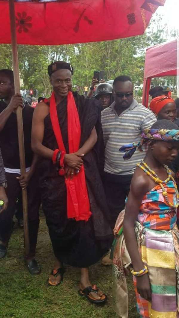 Nana Kofi Ebo IV Installed Chief Of Kakumdo, Calls On Citizens To Help Bring Development In The Area