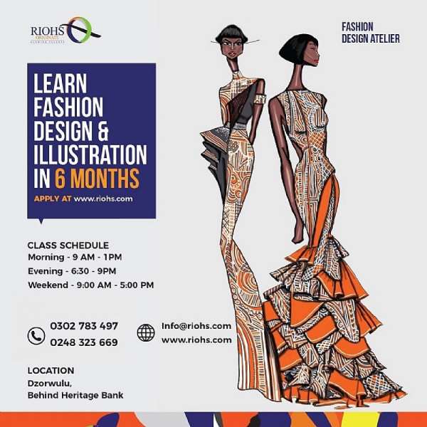 Riohs Originate Sets The Pace As First Ghanaian Fashion School To Start Online Fashion Design & Illustration Education