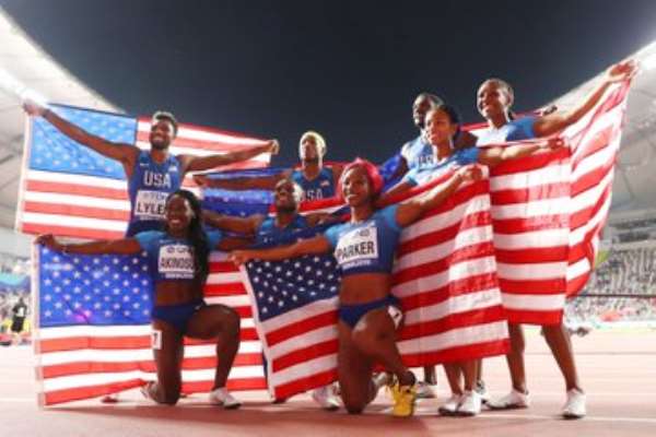 Doha 2019: USA Take Men’s 4x100m Relay Gold, Jamaica Grab Women’s Title