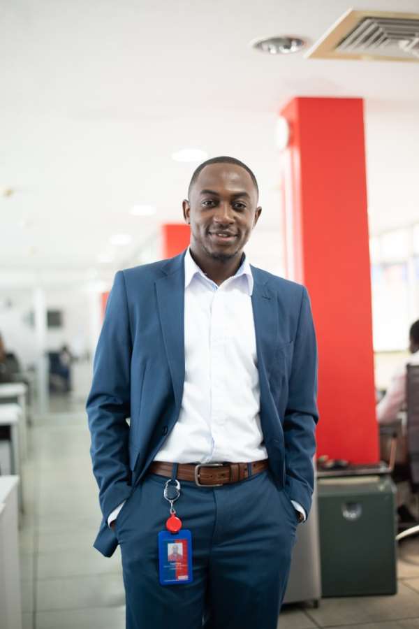 The Director of Customer Experience at AirtelTigo Mr. Frank Djan