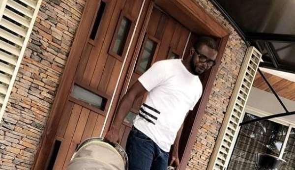 Actress, Funke Akindele’s Hubby Steps out with His Twins