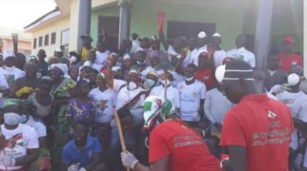 NDC members partake in nationwide weeding exercise