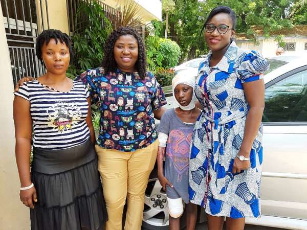 Canadian-Based Ghanaian Pastor Extends Support To 9-Year-Old Burnt Victim