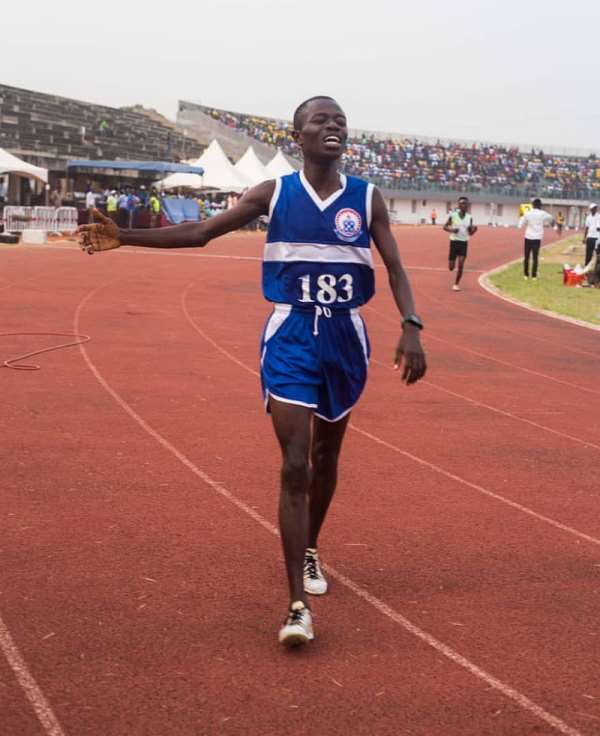 GUSA GAMES: UEW’s William Amponsah Wins 2nd Gold
