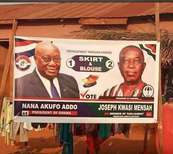 Nkoranza North: Hon. Derrick Oduro In Trouble As Angry NPP Youth Vowed To Vote 'Skirt And Blouse'