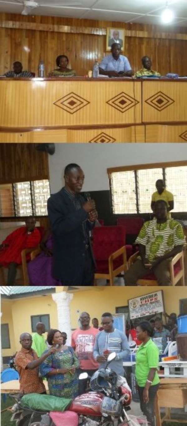 Nkoranza: NADMO Tackles Bushfires With Anti-Bushfire Taskfoce