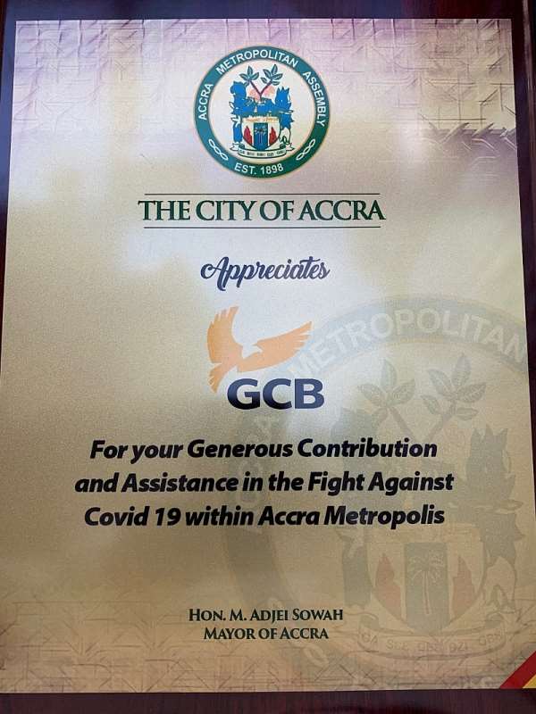 AMA rewards GCB Bank for critical role in COVID-19 fight