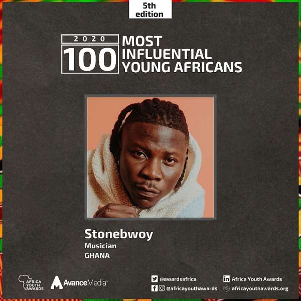 Stonebwoy, Kuami Eugene & Berla Mundi make 2020 100 Most Influential Young Africans List