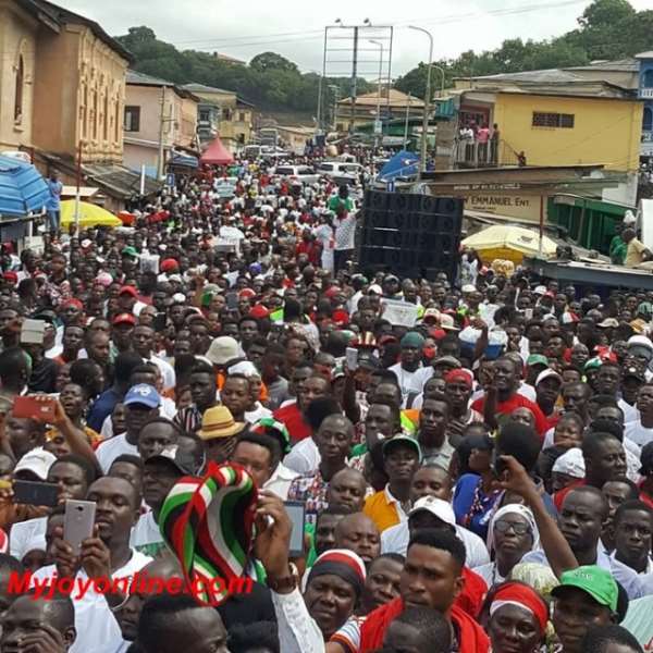 NDC Unity Walk Campaign Goes To Tarkwa