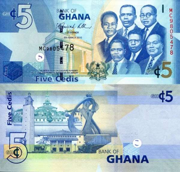 BoG to introduce a commemorative GH¢5 note