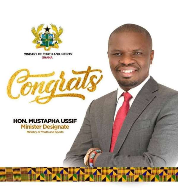 Mustapha Ussif to head Sports Ministry