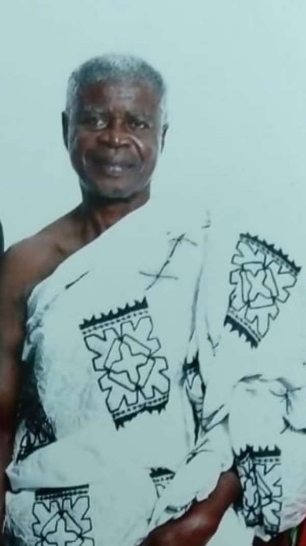 The late Mankralo of Prampram, Nene Atsure Benta III.