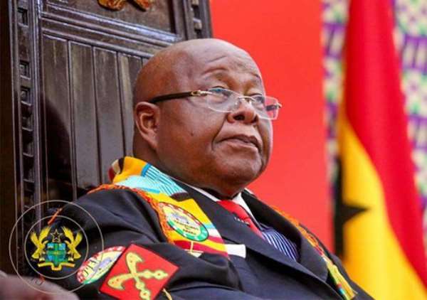 Speaker of Parliament Prof Aaron Mike Oquaye