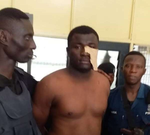 Eric Kojo Duah is alleged to have shot and killed the policemen