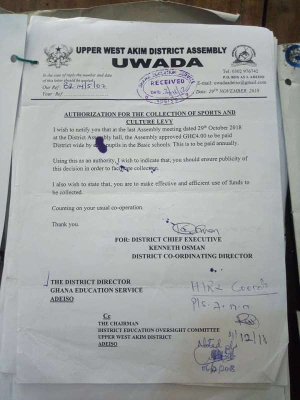 Cited copy of the circular