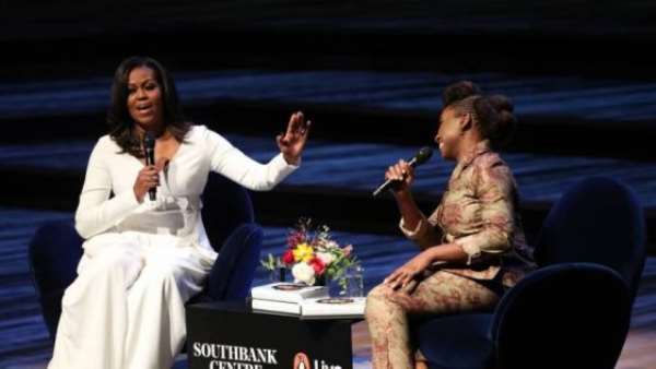 Michelle Obama In London, Holds Q&A Session With Chimamanda
