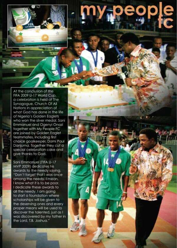 Nigerian Footballer Reveals Plot Against TB Joshua