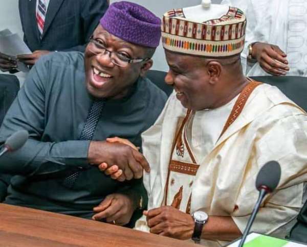 Ekiti state governor Dr Kayode Fayemi and Sokoto state governor Aminu Tambuwal
