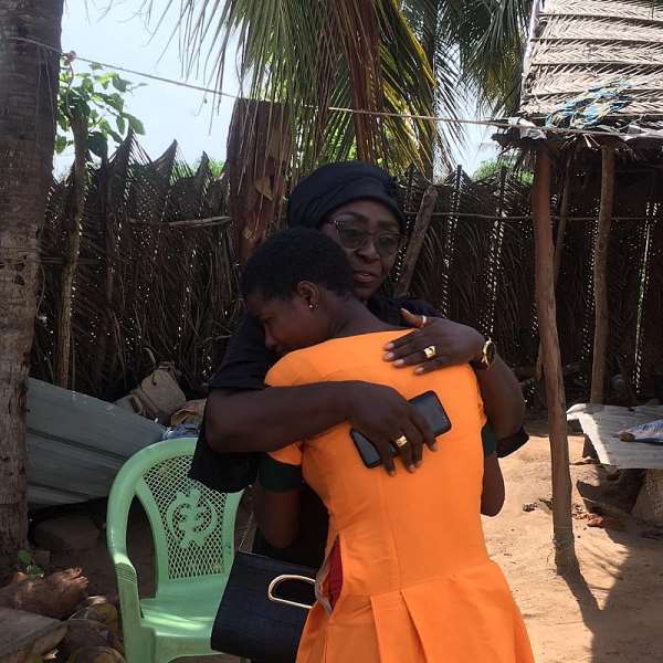 Dzifa Gomashie Visits Pregnant Students At Gamadzra Basic School