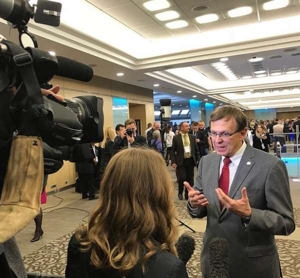 Dr Mario Raviglione in Moscow, Russia at the WHO Global Ministerial Conference