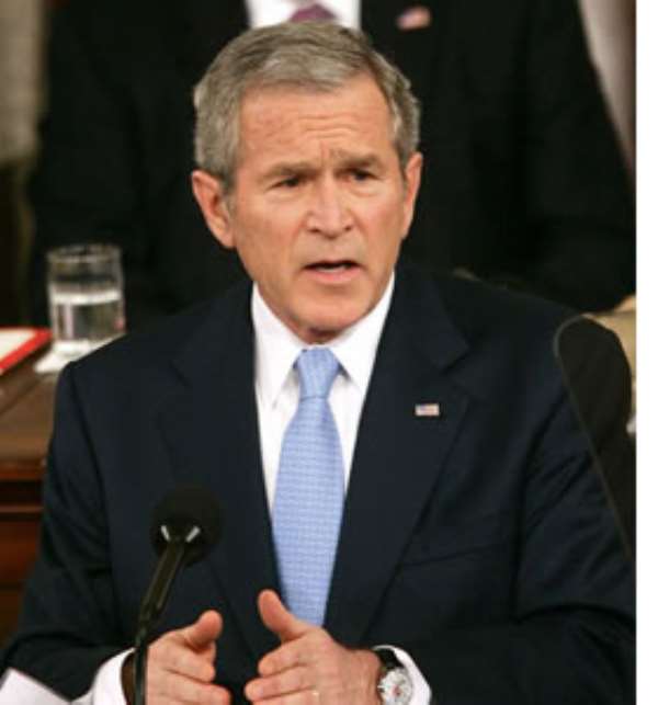Blair awarded top medal by Bush
