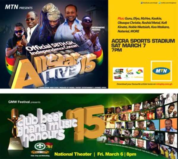 All Set For The 2015 Ghana Music Week Festival