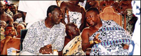 Is there any agenda to make Asantehene the King of Ghana?