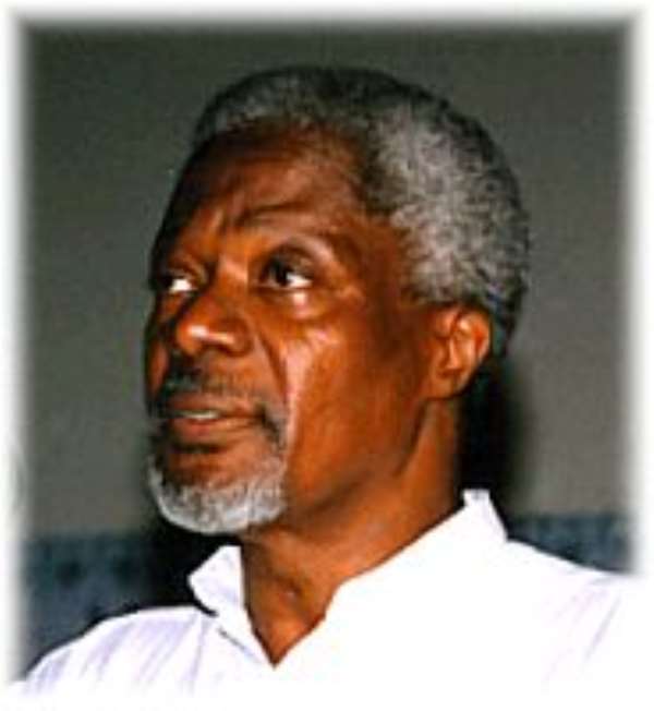 Annan urges world leaders to enforce the rule of law