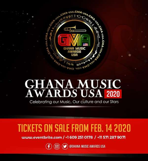 Ghana Music Awards USA Opens Ticket Sales From February 14
